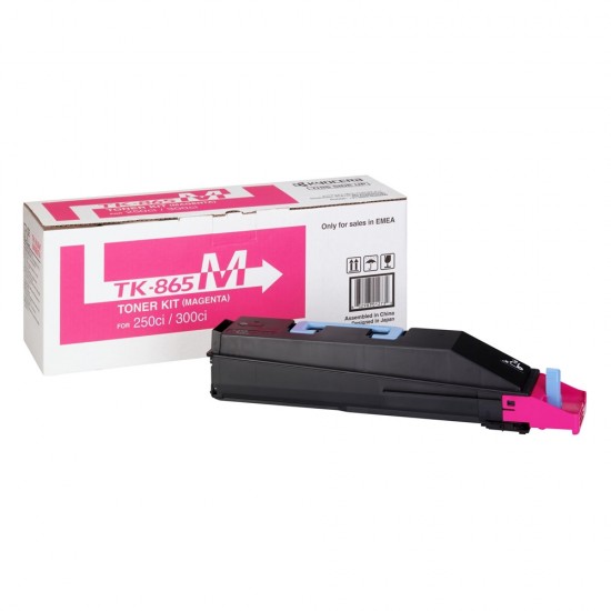 KYOCERA TASKALFA 250ci/300ci MAGENTA TONER (12k) (TK-865M) (KYOTK865M)