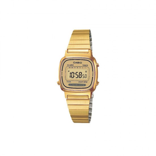Casio Ρολόι με Μεταλλικό Μπρασελέ Χρυσό (ITLA670WEGA-9EF) (CASITLA670WEGA9EF)