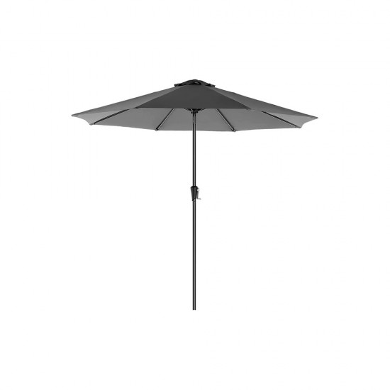 Songmics  Ομπρέλα Δαπέδου Στρογγυλή 180 g/m² Grey (GPU27GY) (SNGGPU27GY)