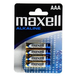 Maxell Αλκαλικές Μπαταρίες AAA 1.5V 4τμχ (9044568) (MAX9044568)