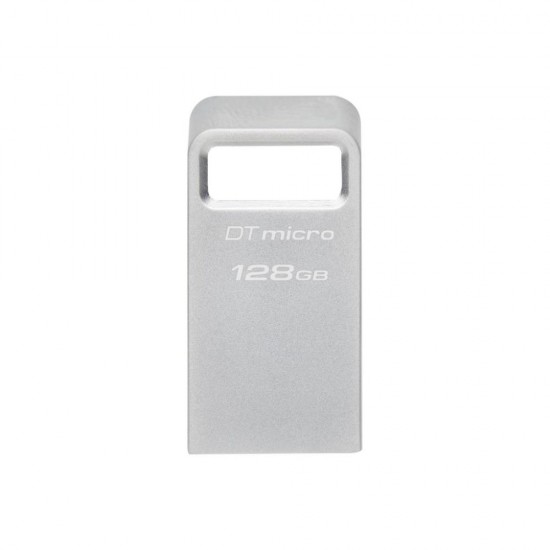Kingston DataTraveler Micro Gen2 128GB USB 3.2 Stick Silver (DTMC3G2/128GB) (KINDTMC3G2-128GB)