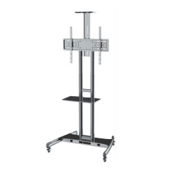 AxRed ZEUS 32”-85” Bάση TV με Ράφι & Κανάλι Απόκρυψης Καλωδίων (11962) (AXZEUS)