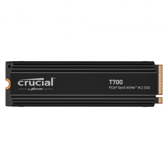 Crucial T700 with Heatsink SSD 4TB M.2 NVMe PCI Express 5.0 (CT4000T700SSD5) (CRUCT4000T700SSD5)