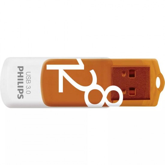 Philips Vivid 128GB USB 3.0 Stick Πορτοκαλί (FM12FD00B/00) (PHIFM12FD00B-00)