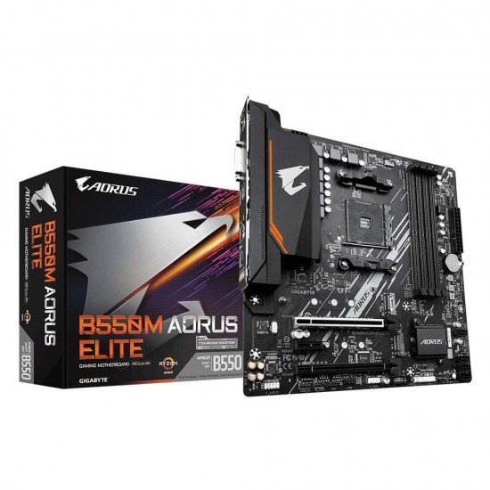 Gigabyte B550M Aorus Elite Motherboard Micro ATX με AMD AM4 Socket (B550M AORUS ELITE) (GIGB550M-AORUS-ELITE)