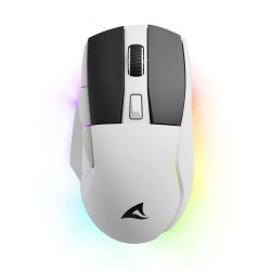 Sharkoon SGM50W Ασύρματο RGB Gaming Ποντίκι 6400 DPI Λευκό (SGM50W) (SHRSGM50W)