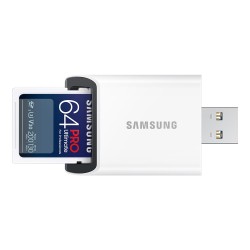 Samsung Pro Ultimate SDXC 64GB Class 10 U3 με USB Reader (MB-SY64SB/WW) (SAMMB-SY64SB-WW)
