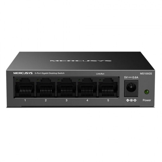 Mercusys 5-port Steel Case Gigabit Switch (MS105GS) (MERMS105GS)