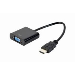Cablexpert A-HDMI-VGA-04 Adapter HDMI-a(M) ->VGA (F), On Cable, Black (A-HDMI-VGA-04) (GEMA-HDMI-VGA-04) Cablexpert A-HDMI-VGA-04 Adapter HDMI-a(M) ->VGA (F), On Cable, Black (A-HDMI-VGA-04) (GEMA-HDMI-VGA-04)