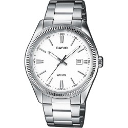 Casio Stainless Steel Ρολόι Μπαταρίας με Ασημί Μεταλλικό Μπρασελέ (MTP-1302PD-7A1VEF) (CASMTP-1302PD-7A1VEF)