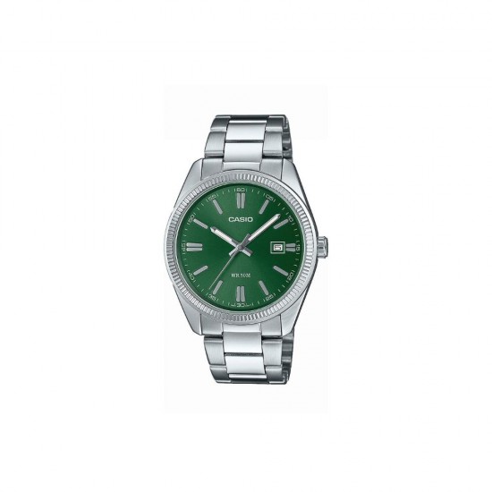 Casio Stainless Steel Ρολόι Μπαταρίας με Ασημί Μεταλλικό Μπρασελέ (MTP-1302PD-3AVEF) (CASMTP-1302PD-3AVEF)