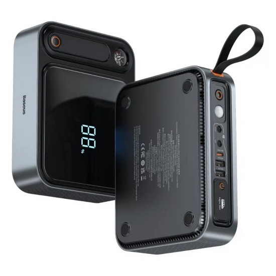 Baseus Εκκινητής Μπαταρίας Αυτοκινήτου/Powerbank Super Energy Ultra, 3000A Μαύρο (C00251400111-00) (BASC00251400111-00)