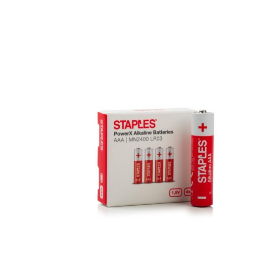 Staples PowerX MN2400 Μπαταρίες Micro AAA 4τμχ (390687) (STP390687)