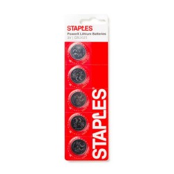 Staples PowerX CR2025 Coin Cells Λιθίου 5τμχ (390688) (STP390688)