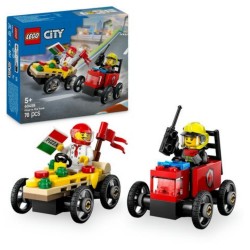Lego City Pizza Delivery Truck Vs. Fire Truck (60458) (LGO60458)