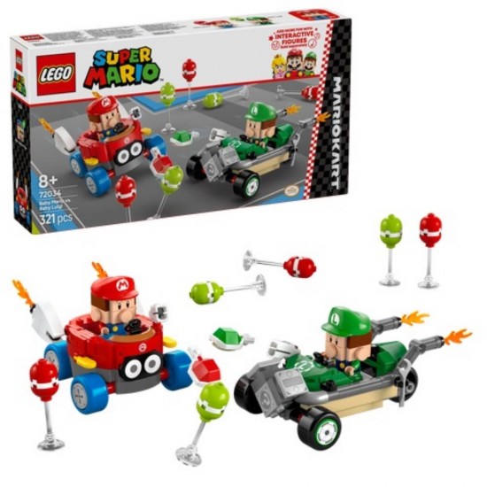 Lego Super Mario - Mario Kart: Baby Mario Vs. Baby Luigi (72034) (LGO72034)