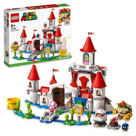 Lego Super Mario Princess Peach Palace? Expansion Set (To Be Combined With Starter Set Time Block With Bowser Ludwig Toadette And Goomba Figures) (71408) (LGO71408)