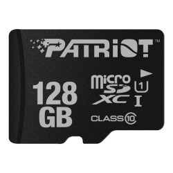Patriot LX Series 128 GB microSDXC Black UHS-I U1 Class 10 (PSF128GMDC10) (PATRPSF128GMDC10)
