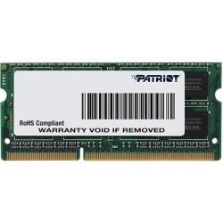 Patriot 8GB DDR3 PC3-12800 1600MHz SODIMM Memory Module 1 x 8 GB (PSD38G1600L2S) (PATRPSD38G1600L2S)