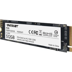 Patriot P300 SSD 512GB M.2 NVMe PCI Express 3.0 (P300P512GM28) (PATRP300P512GM28) Patriot P300 SSD 512GB M.2 NVMe PCI Express 3.0 (P300P512GM28) (PATRP300P512GM28)