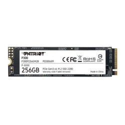 Patriot P300 256 GB PCIe 3.0 x4 NVMe 1.3 M.2 2280 (P300P256GM28) (PATRP300P256GM28) Patriot P300 256 GB PCIe 3.0 x4 NVMe 1.3 M.2 2280 (P300P256GM28) (PATRP300P256GM28)