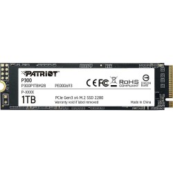 Patriot SSD P300 1TB M.2 PCIe 3.0 NVME (P300P1TBM28) (PATRP300P1TBM28)