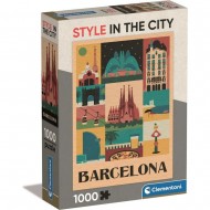 Clementoni Puzzle Style in the City Collection - Barcelona 1000pcs (39847) (CLE39847)