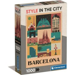 Clementoni Puzzle Style in the City Collection - Barcelona 1000pcs (39847) (CLE39847)