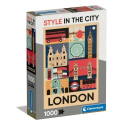 Clementoni Puzzle Style in the City Collection - London 1000pcs (39844) (CLE39844)
