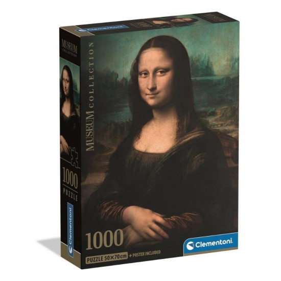 Clementoni Puzzle Museum Collection - Leonardo da Vinci: Mona Lisa 1000pcs (37094) (CLE37094)