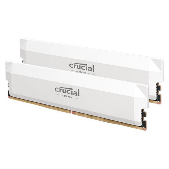 Crucial Pro DDR5-6000 Kit 32GB 2x16GB UDIMM white Overclocking (CP2K16G60C36U5W) (CRUCP2K16G60C36U5W)