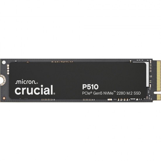 Crucial P510 Gen5 2280 1TB NVMe PCIe M.2 SSD (CT1000P510SSD8) (CRUCT1000P510SSD8)