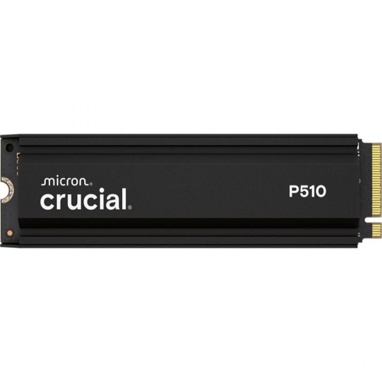 Crucial P510 Gen5 2280 1TB NVMe PCIe M.2 SSD mit Heatsink (CT1000P510SSD5) (CRUCT1000P510SSD5)