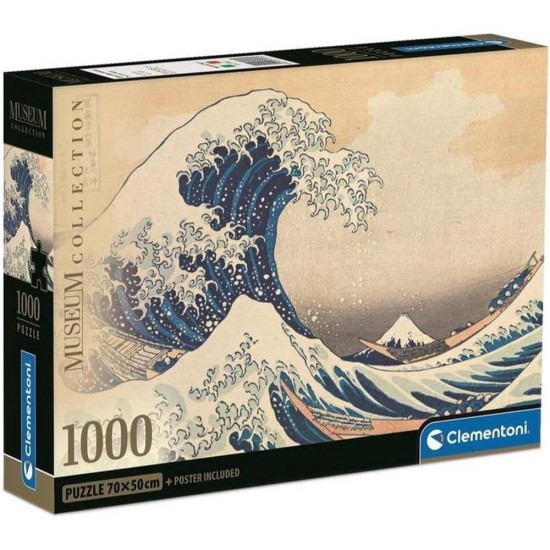 Clementoni Puzzle Museum Collection - Hokusai: The Great Wave off Kanagawa 1000pcs (39707) (CLE39707)