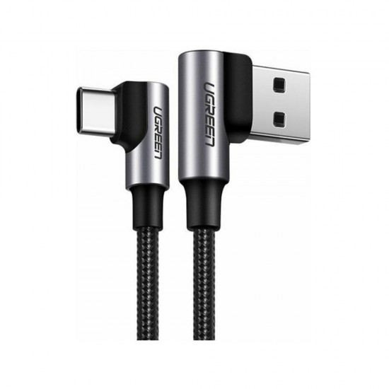 Ugreen Angle cable USB to USB-C US176 3A 2m black (20857) (UGR20857)