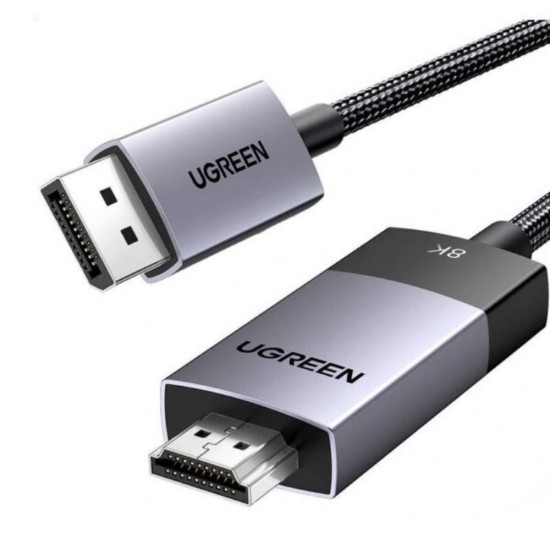 Ugreen Cable DisplayPort male - DisplayPort male 1m Μαύρο (15383) (UGR15383)
