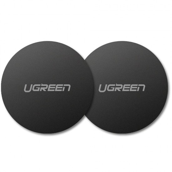 Ugreen 2x Metal Plate for Magnetic Car Holder Black(30836) (UGR30836)