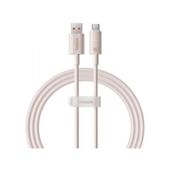 Baseus Καλώδιο Γρήγορης Φόρτισης USBσεUSB-C Habitat Series 100W 1m Ροζ (P10360203421-00) (BASP10360203421-00)