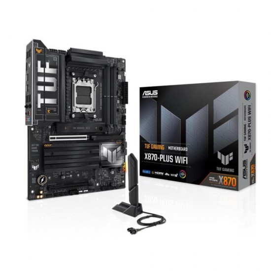 ASUS TUF GAMING X870-PLUS WIFI AMD X870 Socket AM5 ATX (90MB1IU0-M0EAY0) (ASU90MB1IU0-M0EAY0)
