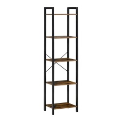 Homcom Βιβλιοθήκη Industrial Style Με 5 Ράφια 40x30x154cm (838-162) (HOM838-162)