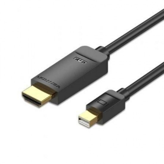 VENTION 4K Mini DisplayPort to HDMI Cable 1.5M Black (HAHBG) (VENHAHBG) VENTION 4K Mini DisplayPort to HDMI Cable 1.5M Black (HAHBG) (VENHAHBG)