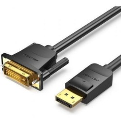 VENTION DisplayPort to DVI Cable 1.5M Black (HAFBG) (VENHAFBG) VENTION DisplayPort to DVI Cable 1.5M Black (HAFBG) (VENHAFBG)