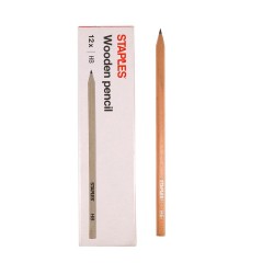 Staples 2650 Pencil Unvarnished HB (2650686) (STP2650686)