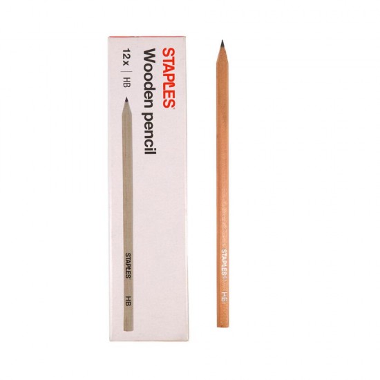 Staples 2650 Pencil Unvarnished HB (2650686) (STP2650686)