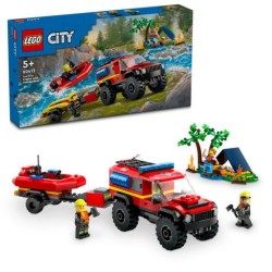 Lego City Fire Truck With Rescue Boat (60412) (LGO60412)