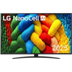 LG Smart TV 50NANO81A3A 4K UHD LED NanoCell AI HDR 2025 50" (50NANO81A3A) (LG50NANO81A3A) LG Smart TV 50NANO81A3A 4K UHD LED NanoCell AI HDR 2025 50" (50NANO81A3A) (LG50NANO81A3A)