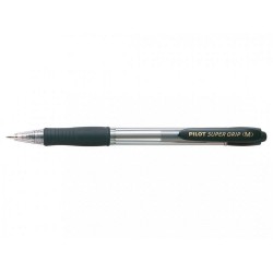 Pilot Στυλό Super Grip Medium 1.0mm  Μαύρο (MPGP-10R-MB) (PILMPGP-10R-MB)