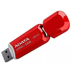 Adata 32GB DashDrive UV150 USB flash drive USB Type-A 3.2 Gen 1 (3.1 Gen 1) Red (AUV150-32G-RRD) (ADAAUV150-32G-RRD) Adata 32GB DashDrive UV150 USB flash drive USB Type-A 3.2 Gen 1 (3.1 Gen 1) Red (AUV150-32G-RRD) (ADAAUV150-32G-RRD)