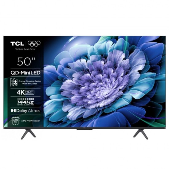 TCL 50C61K Smart TV 4K UHD Mini LED HDR 2025 50" (50C61K) (TCL50C61K)