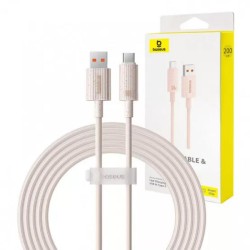 Baseus Καλώδιο Γρήγορης Φόρτισης USBσεUSB-C Habitat Series 100W 2m Ροζ (P10360203421-01) (BASP10360203421-01)